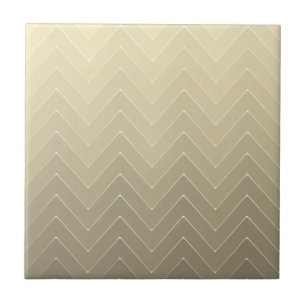 Chevron Backsplash Cappuccino Ombre Pattern Cerami