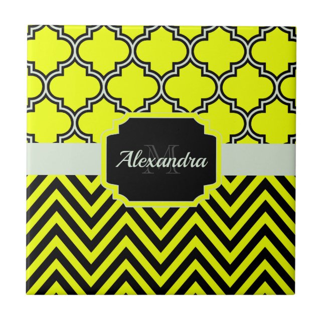 Chevron e Quatrefoil (Frente)