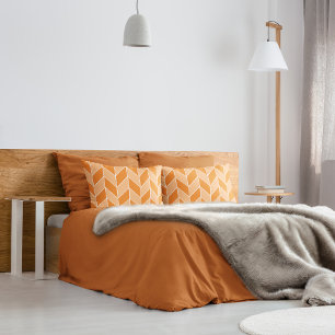 Chevron Forno Laranja de outono Moderno Peach Herr