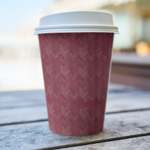 Chevron, Herringbone Pattern, Vermelho Luxurioso