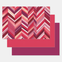 Chevron Mauve Rosa Vermelho