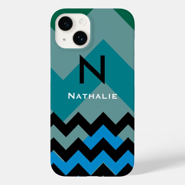 chevron personalized modern (Verso)