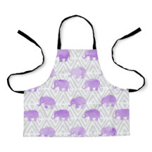 Chevron Primitivo Do Elefante De Aquarelas Shibori