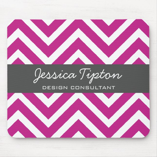 Chevron roxo Mousepad | TBM (Frente)
