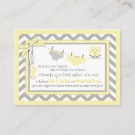 Chevron Tutu Tie Fralda Coruja Traga um Cartão de