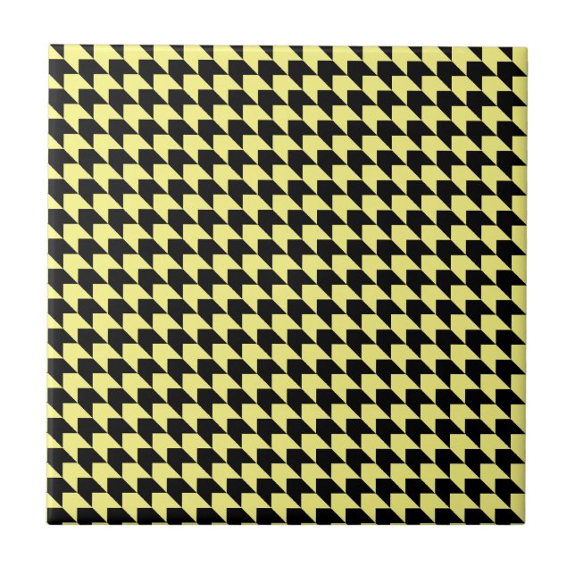 Chevron verifica amarelo e preto (Frente)