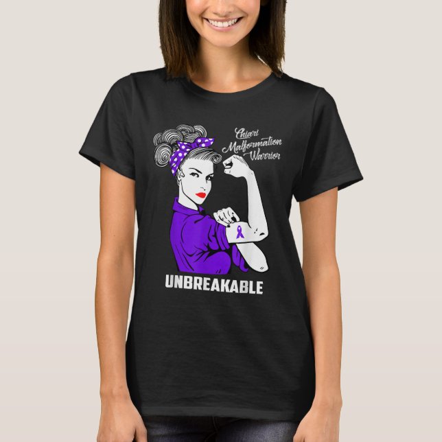 Chiari Malformation Warrior Camisas Inseparáveis (Frente)