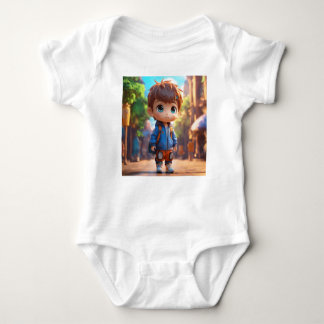 Chibi Boy em 4D: Camiseta Vivid Realismo