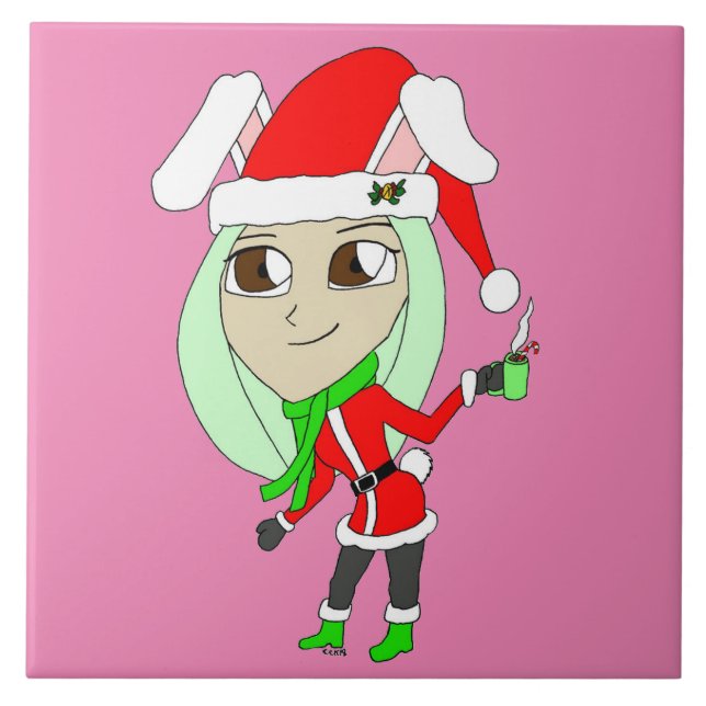 chibi bunnygirl de férias (Frente)