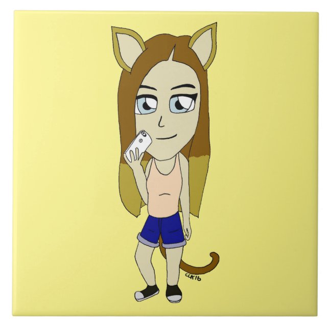 Chibi Catgirl (Frente)
