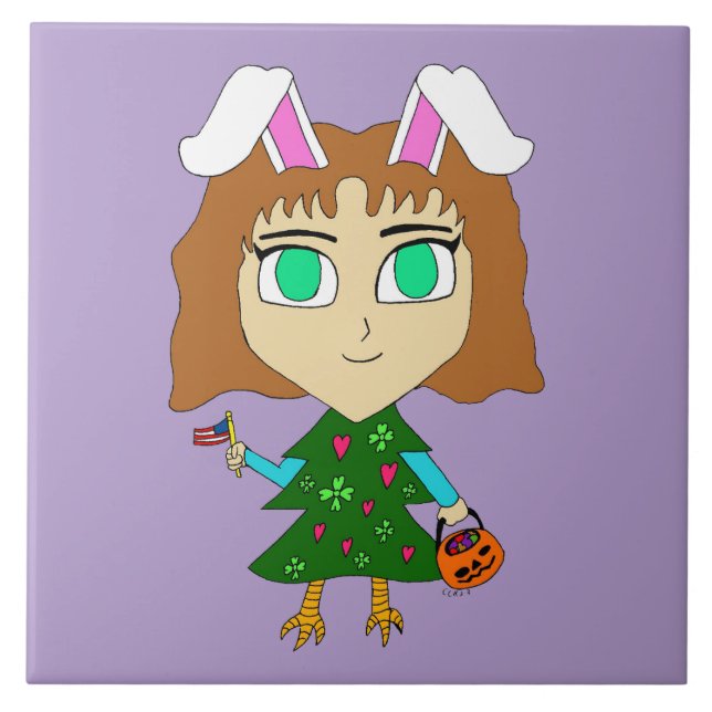 Chibi de Feriados Múltiplos (Frente)