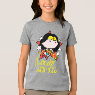 Chibi Mulher Maravilha Voando Com Laço