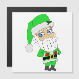 Chibi Papai Noel terno verde