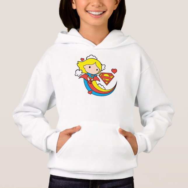 Chibi Supergirl Flying Rainbow (Frente)
