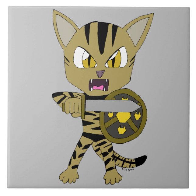 Chibi Warrior Cat (Frente)