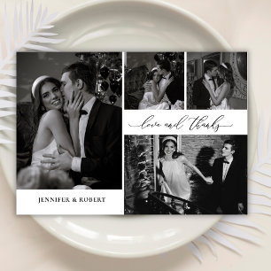 Chic Amor e Agradecimento Script Foto Colagem Casa