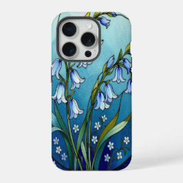 Chic bluebells forget me not stained Glass