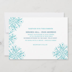 Chic - Cartão de convite de casamento