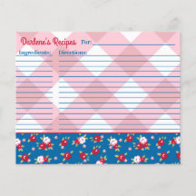 Chic Country Floral e Xadrez Personalizado