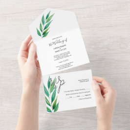 Chic Deep Ocean Blue Watercolor