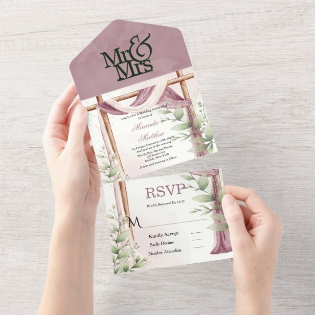 Chic Dossel De Lavanda Casamento De Eucalipto (Tearaway)