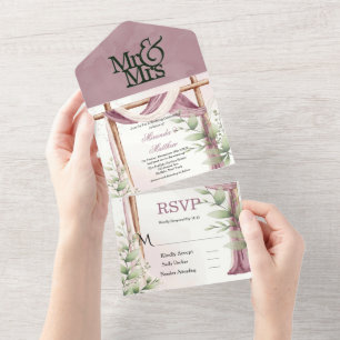 Chic Dossel De Lavanda Casamento De Eucalipto