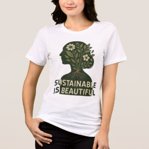 Chic Eco Tee - Sustentável É Belo Amor Com Plantas
