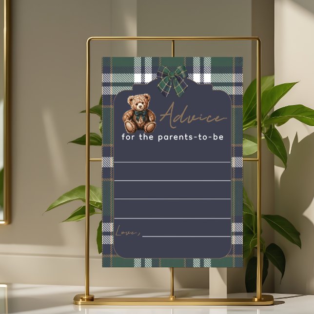 Chic Elegant Fancy Bear R.L. theme parents advice (Criador carregado)