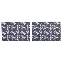 Chic Hamptons Blue e White Coral Reef