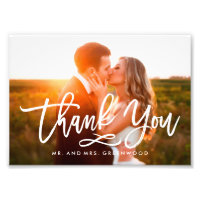 Chic Hand Lettered: Obrigado Foto