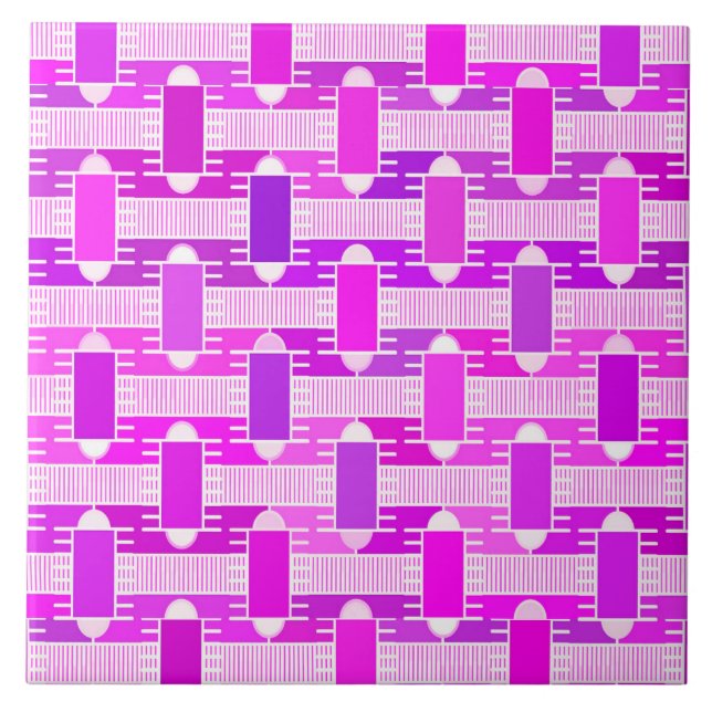 Chic industrial Art Deco, violeta, orquídea, lavan (Frente)