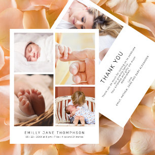 Chic Moderno Obrigado Baby Shower 5 Fotos