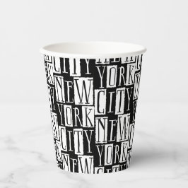 Chic Nova Iorque Manhattan Black and White Deco