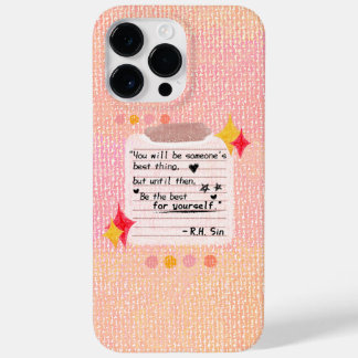 Chic Self-Love cita capas de iphone Suave Pinky