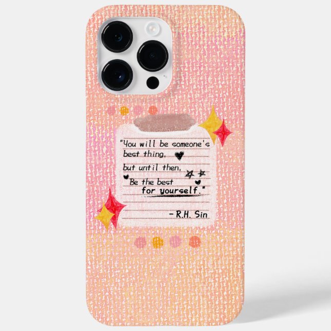 Chic Self-Love cita capas de iphone Suave Pinky (Verso)