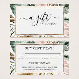 Chic Summer Tropical Sai do Cartão de Presente