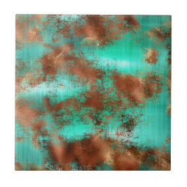 Chic Teal Copper Boho