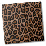 Chic Trendy Leopard<br><div class="desc">Trendy Faux fur Leopard Animal Imprime Padrão De Azulejo De Cerâmica. A foto mostra a textura que a faz parecer com pelo macio ou tecido, mas o azulejo não terá nenhuma textura. Quer queiras usar este azulejo como uma pequena porta copos ou trivit para uma bebida ou prato... ou queres...</div>