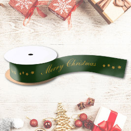 Chic Verde de Texto Personalizado de Feliz Natal