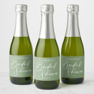 Chic Verde Sage Chá de Bebê Personalizado Mini