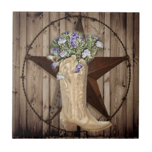 Chic Wildflower Texas Star Western Country Cowgirl