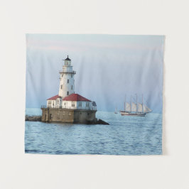 Chicago Bkw Light & WIndy II tapeçaria