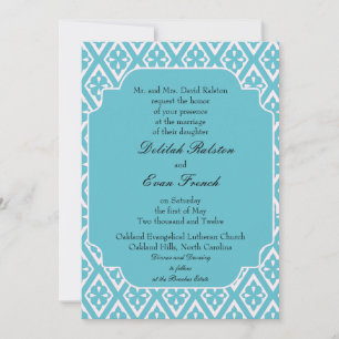 Chicago Blue - convites de casamento