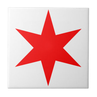 Chicago Flag 6 Pointed Star
