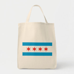 Chicago Flag Grocery Bolsa