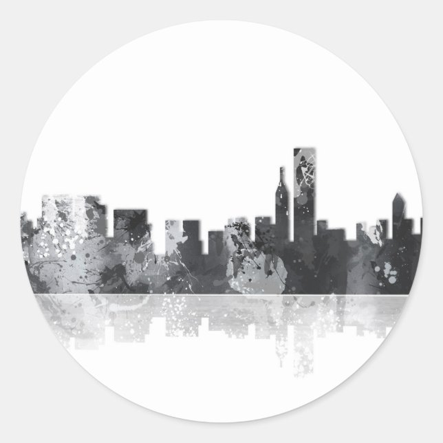 CHICAGO ILLINOIS SKYLINE - Adesivos (Frente)