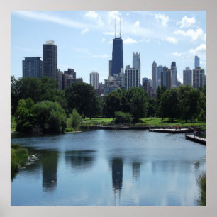 Chicago John Hancock Center Poster