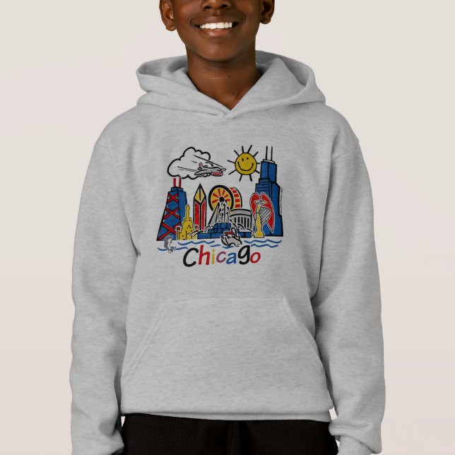Chicago Kids Cute Skyline (Frente)