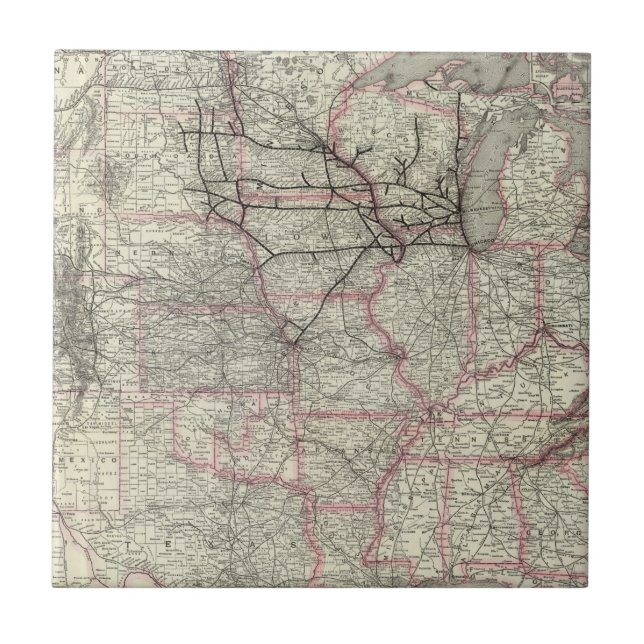 Chicago Milwaukee e relé de St Paul e conexões (Frente)