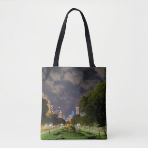 Chicago Night Sky Tote Bag